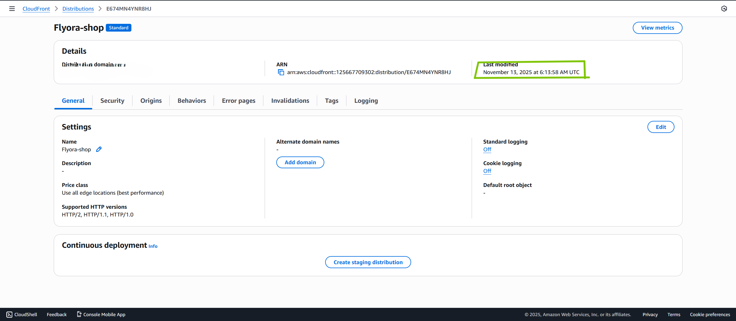 Distribute with CloudFront :: Internship Report